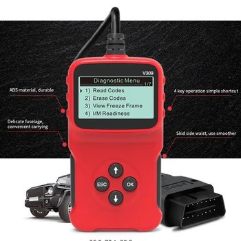 Auto Diagnostic Tool Check Engine Light Interface Scanner for ELM327 V309 OBD 2 OBDII Car Fault Detector Reading Card Car Repair
Auto Diagnostic Tool Check Engine Light Interface Scanner for ELM327 V309 OBD 2 OBDII Car Fault Detector Reading Card Car Repair