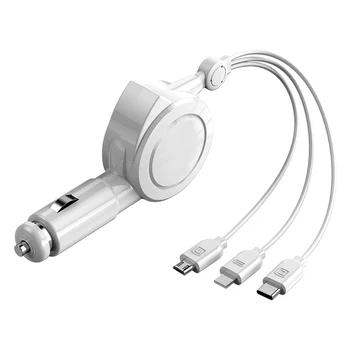 3 In 1 Car Charger Lighter Adjustable Auto Fast Charging Accessories Travel Mobile Phones Multifunctional Plug Retractable Cable
3 In 1 Car Charger Lighter Adjustable Auto Fast Charging Accessories Travel Mobile Phones Multifunctional Plug Retractable Cable