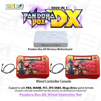 Pandora Box DX Wired 2 players Arcade Controller Set Plug and Play 3000 in 1 arcade game save game have 3D tekken Mortal Kombat
Pandora Box DX Wired 2 players Arcade Controller Set Plug and Play 3000 in 1 arcade game save game have 3D tekken Mortal Kombat
