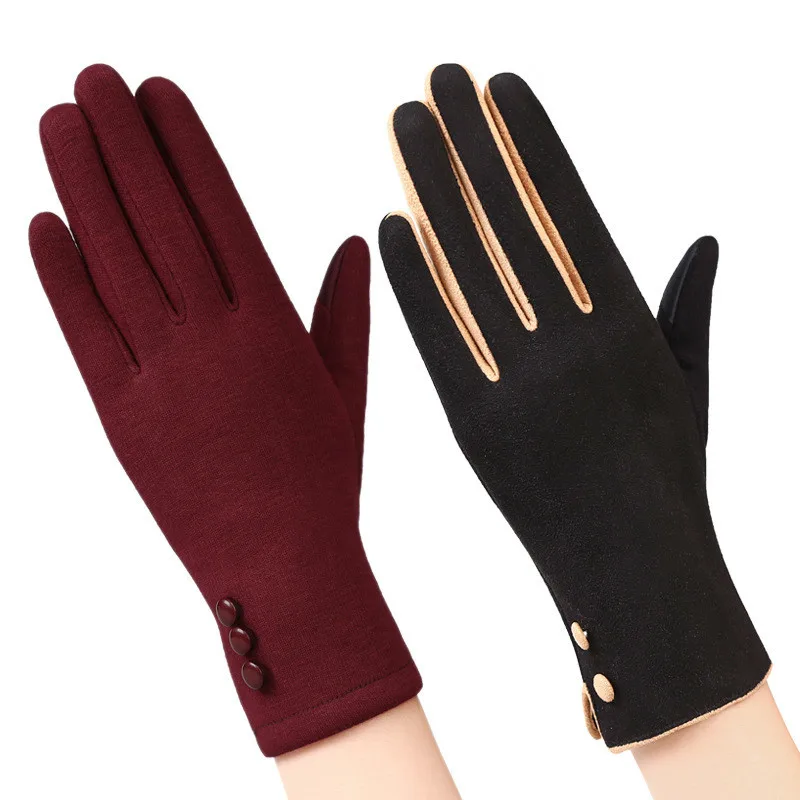 New 2019 Womens Suede Velvet Gloves Female Gloves Winter Warm Women Thicken Full Finger Gloves Touch Screen Gloves For Mobile 
New 2019 Womens Suede Velvet Gloves Female Gloves Winter Warm Women Thicken Full Finger Gloves Touch Screen Gloves For Mobile