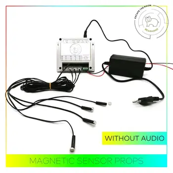 Escape Room Props Magnetic Props Put Magnet Sensor in Right Order to Release Lock Control 12 EM Lock For Exit Room without Audio
Escape Room Props Magnetic Props Put Magnet Sensor in Right Order to Release Lock Control 12 EM Lock For Exit Room without Audio
