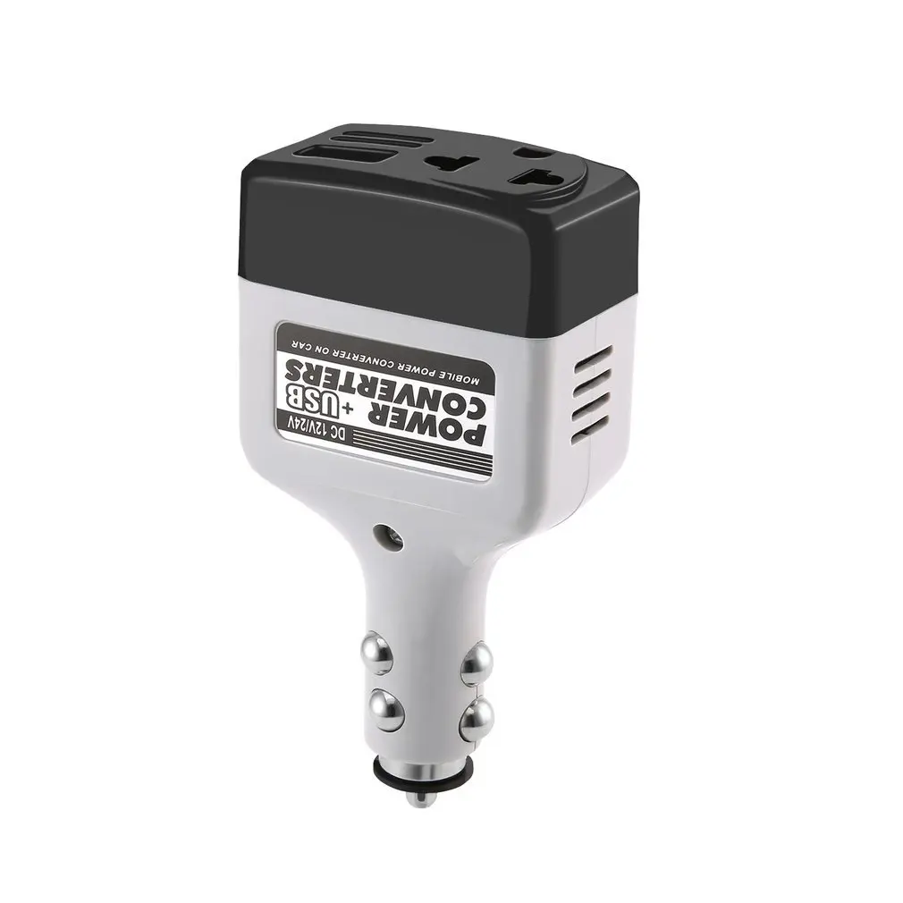 DC 12/24 V to AC 220 V/USB 6 V Car Power Inverter Adapter Mobile Auto Power Car Charger Converter With USB Interface
DC 12/24 V to AC 220 V/USB 6 V Car Power Inverter Adapter Mobile Auto Power Car Charger Converter With USB Interface