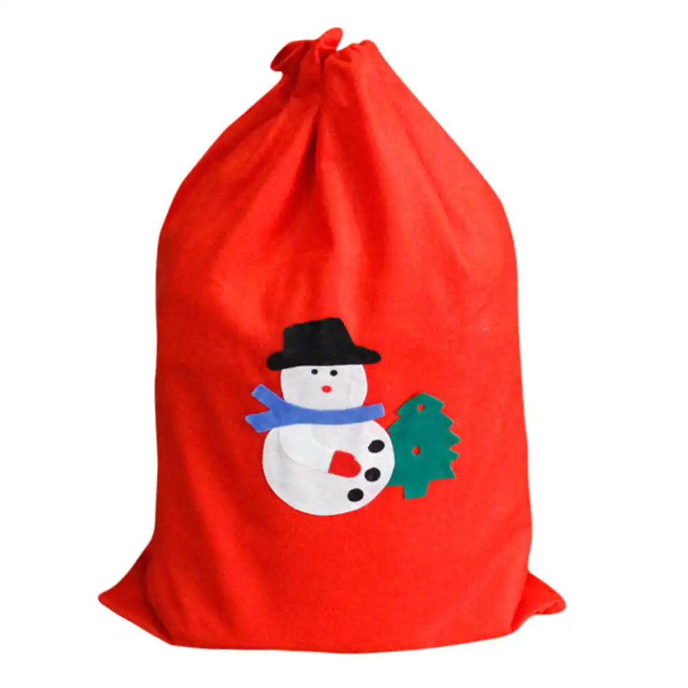 2019 new large canvas merry christmas music forest stocking gift