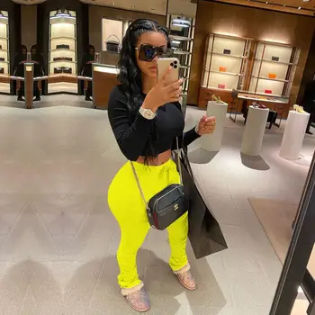 ZOOEFFBB Plus Size Stacked Leggings High Waist Ruched bottom Sweatpants Women Summer Elastic Joggers Bodycon Flare Sweat Pants
ZOOEFFBB Plus Size Stacked Leggings High Waist Ruched bottom Sweatpants Women Summer Elastic Joggers Bodycon Flare Sweat Pants