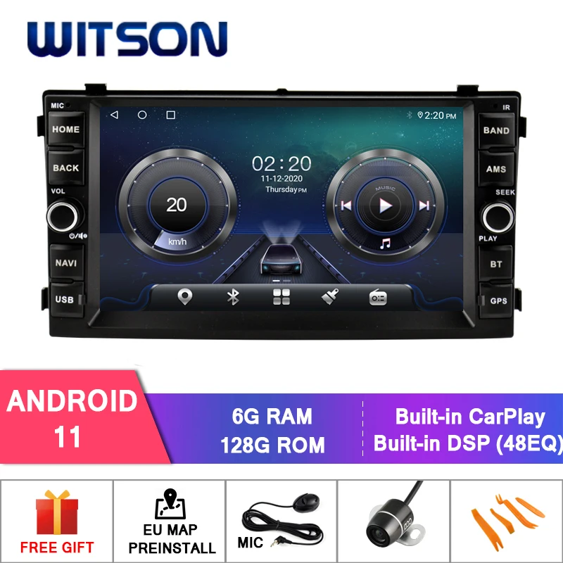 WITSON 7'' Android 11 CAR RADIO DVD GPS for KIA CEED 2007-2009 4+64 or 6+128GB Car Multimedia Player Stereo AutoAudio Navi |
