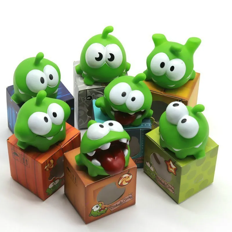 1Pcs Rope Frog Vinyl Rubber Android Games Doll Cut The Rope OM NOM Candy Gulping Monster Toy Figure Baby BB Noise Toy
1Pcs Rope Frog Vinyl Rubber Android Games Doll Cut The Rope OM NOM Candy Gulping Monster Toy Figure Baby BB Noise Toy
