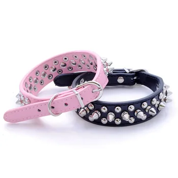 Punk Round Spikes Spiked Pet Dog Collar Rivet Collar Adjustable Size Pet Collars PU Leather 7 Colors Collier Chien
Punk Round Spikes Spiked Pet Dog Collar Rivet Collar Adjustable Size Pet Collars PU Leather 7 Colors Collier Chien