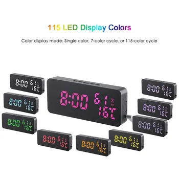 Dual USB Chargers 12/24hr System Alarm Clock 3 Time Displays With USB Cable 2 USB Ports Alarm Clock LED Display
Dual USB Chargers 12/24hr System Alarm Clock 3 Time Displays With USB Cable 2 USB Ports Alarm Clock LED Display