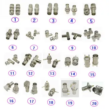 Adapter Connector BNC Male Plug & Female Jack T & Y Type Bulkhead Nut , PCB Mount & Flange RF Coaxial
Adapter Connector BNC Male Plug & Female Jack T & Y Type Bulkhead Nut , PCB Mount & Flange RF Coaxial