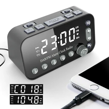 Digital Alarm Clock With DAB/FM Radio LED Digital Clock Sleep Bedside Dual Timer Large Size Display Clock Office Living Room
Digital Alarm Clock With DAB/FM Radio LED Digital Clock Sleep Bedside Dual Timer Large Size Display Clock Office Living Room