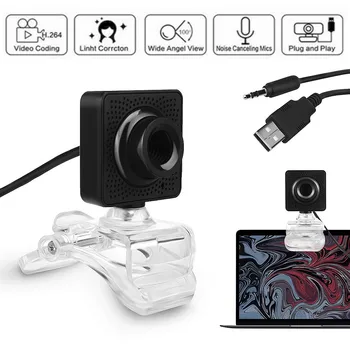 Mini HD 720P Megapixels USB 2.0 Webcam Camera with sound-absorbing microphone for Computer PC Laptops Widescreen Video Web Cam
Mini HD 720P Megapixels USB 2.0 Webcam Camera with sound-absorbing microphone for Computer PC Laptops Widescreen Video Web Cam