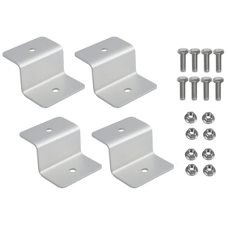 4pcs Z Style Panel Mounts Solar Energy Battery Panel Mounting Brackets for RVs and yachts solar modules
4pcs Z Style Panel Mounts Solar Energy Battery Panel Mounting Brackets for RVs and yachts solar modules