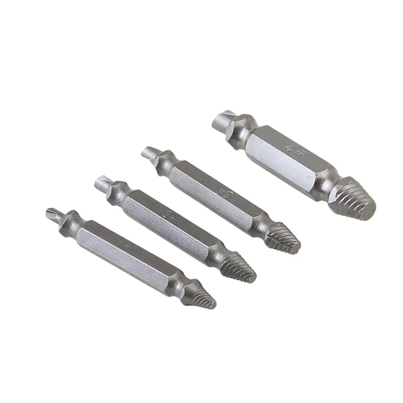 4PCS/Set Double Side Damaged Screw Extractor Drill Bits Out Remover Bolt Stud Tool Set (not Include box) Furniture Accessories
4PCS/Set Double Side Damaged Screw Extractor Drill Bits Out Remover Bolt Stud Tool Set (not Include box) Furniture Accessories