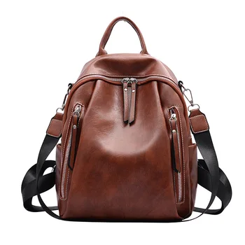Women Backpack autumn and winter PU leather schoolbag female fashion bag male retro backpack BM01-BP-fgnshw
Women Backpack autumn and winter PU leather schoolbag female fashion bag male retro backpack BM01-BP-fgnshw