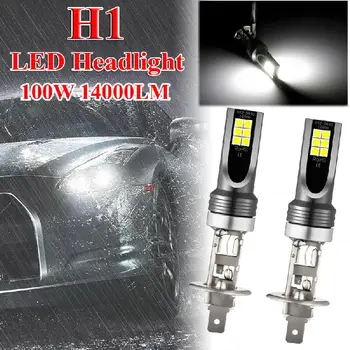H1 LED Fog Lights Headlight Kits 100W 14000LM Fog Lamp LED High Power Bulbs 6000K White Lamps Tuning Car UniversalCar Fog Light
H1 LED Fog Lights Headlight Kits 100W 14000LM Fog Lamp LED High Power Bulbs 6000K White Lamps Tuning Car UniversalCar Fog Light