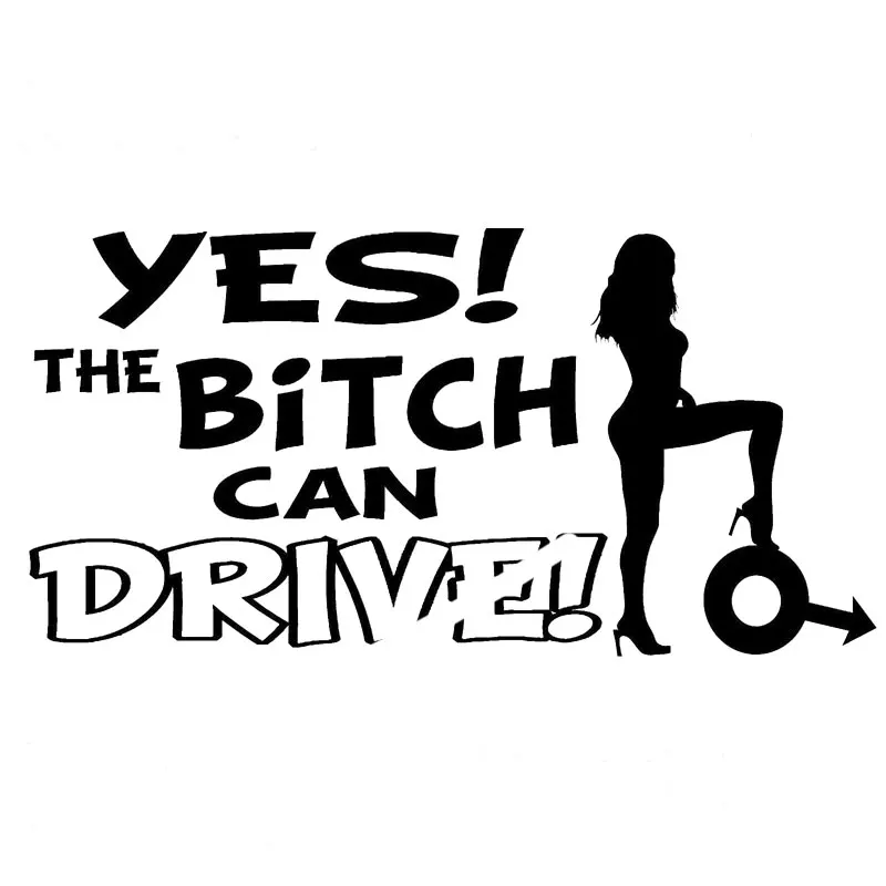Reflective Yes The Bitch Can Drive Bumper Bodywork Windshield Car Stickers and Decals Funny Cover Scratch Accessories KK18*8cm
Reflective Yes The Bitch Can Drive Bumper Bodywork Windshield Car Stickers and Decals Funny Cover Scratch Accessories KK18*8cm