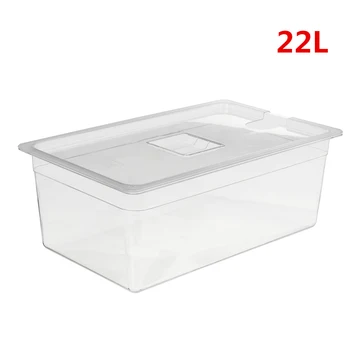22L Sous Vide Container with Lid Water Tank Bath for Circulator Sous Vide Culinary Immersion Slow Cooker Kitchen Cooking Tools
22L Sous Vide Container with Lid Water Tank Bath for Circulator Sous Vide Culinary Immersion Slow Cooker Kitchen Cooking Tools
