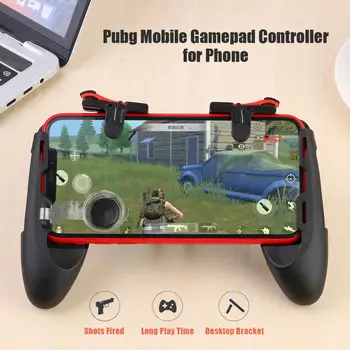 5 in 1 Mobile Phone Gamepad For PUBG Mobile Trigger Fire Button L1R1 Shooter Controller Joystick Aim Key For Phone Shooting Game
5 in 1 Mobile Phone Gamepad For PUBG Mobile Trigger Fire Button L1R1 Shooter Controller Joystick Aim Key For Phone Shooting Game