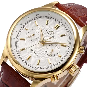 KS Luxury Brand Black Gold Relogio Auto Date Display Leather Strap Clock Automatic Self Wind Mechanical Mens Casual Watch /KS185
KS Luxury Brand Black Gold Relogio Auto Date Display Leather Strap Clock Automatic Self Wind Mechanical Mens Casual Watch /KS185