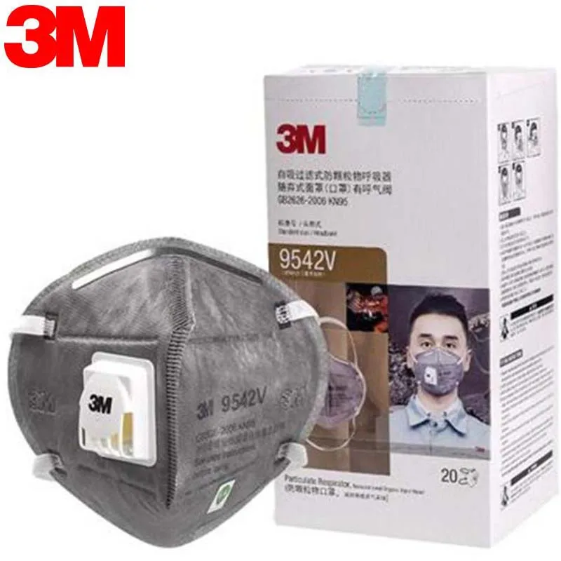 3M Masks 25pcs/box PM2.5 KN95 Particulate Respirator Dust Mask with Cool Flow Valve Breathable Mask 9001 9501 9542V+ DHL Free
3M Masks 25pcs/box PM2.5 KN95 Particulate Respirator Dust Mask with Cool Flow Valve Breathable Mask 9001 9501 9542V+ DHL Free