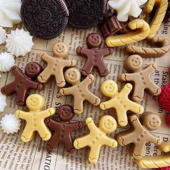 Cute gingerbread man chocolate fondant mold diy flowers ice cream donut small square shape candle mold cookie mold
Cute gingerbread man chocolate fondant mold diy flowers ice cream donut small square shape candle mold cookie mold