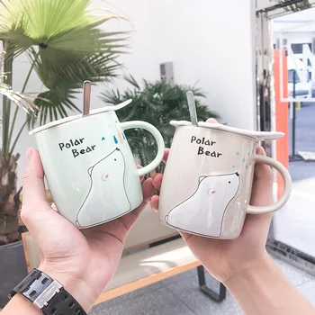 Creative Cute cartoon bear Mug,Ceramic Mug With Lid and Spoon Cartoon Milk Coffee Tea Cup Porcelain Mugs Girl Birthday Gifts
Creative Cute cartoon bear Mug,Ceramic Mug With Lid and Spoon Cartoon Milk Coffee Tea Cup Porcelain Mugs Girl Birthday Gifts