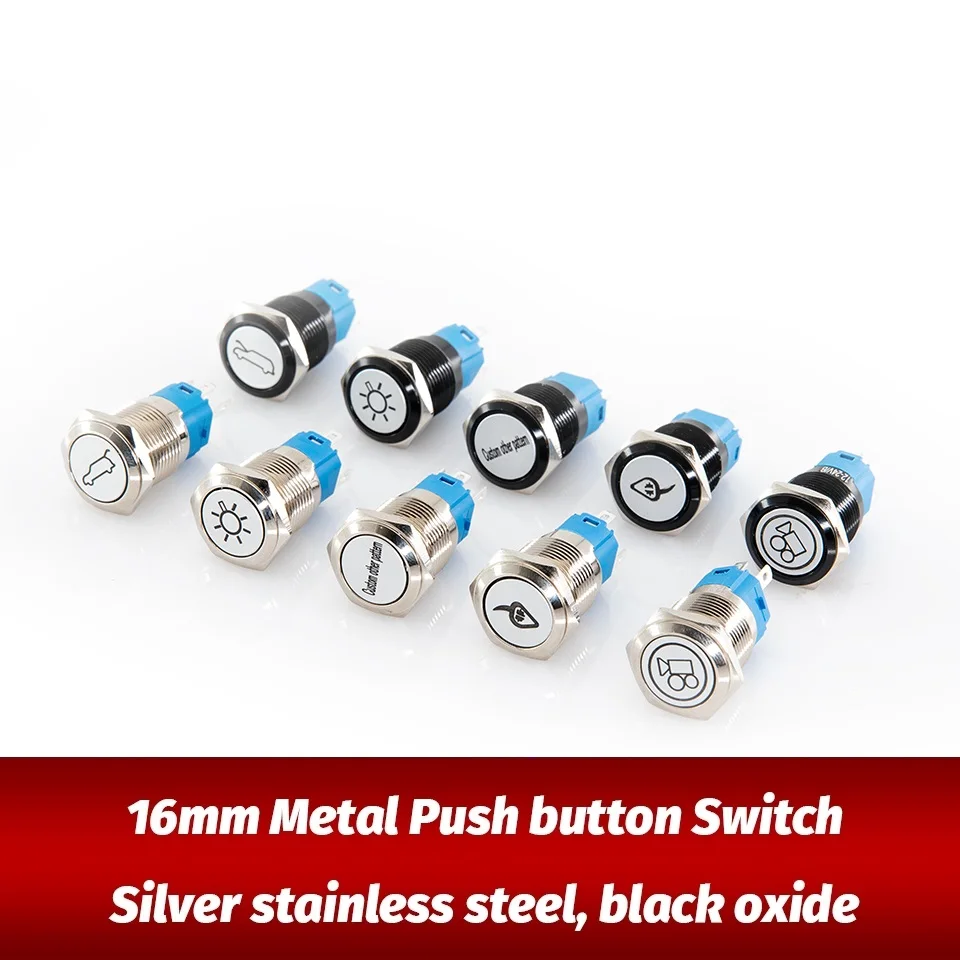 16mm customizable Alumina Momenary/Latching metal Led logo light fixed button switch car speaker horn symbols button switch
16mm customizable Alumina Momenary/Latching metal Led logo light fixed button switch car speaker horn symbols button switch