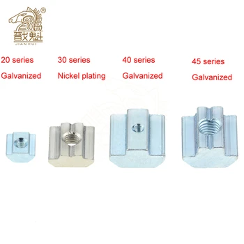 M3 M4 M5 M6 M8 M10 T Block Square nuts T-Track Sliding Hammer Nut for Fastener Aluminum Profile 2020 3030 4040 4545
M3 M4 M5 M6 M8 M10 T Block Square nuts T-Track Sliding Hammer Nut for Fastener Aluminum Profile 2020 3030 4040 4545