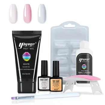 Yayoge 7pcs/set Poly Nail Gel Kit For Nail Extensions Acrylic Builder UV Gel Nail Polish Quick Building Gel Manicure Nail Art
Yayoge 7pcs/set Poly Nail Gel Kit For Nail Extensions Acrylic Builder UV Gel Nail Polish Quick Building Gel Manicure Nail Art