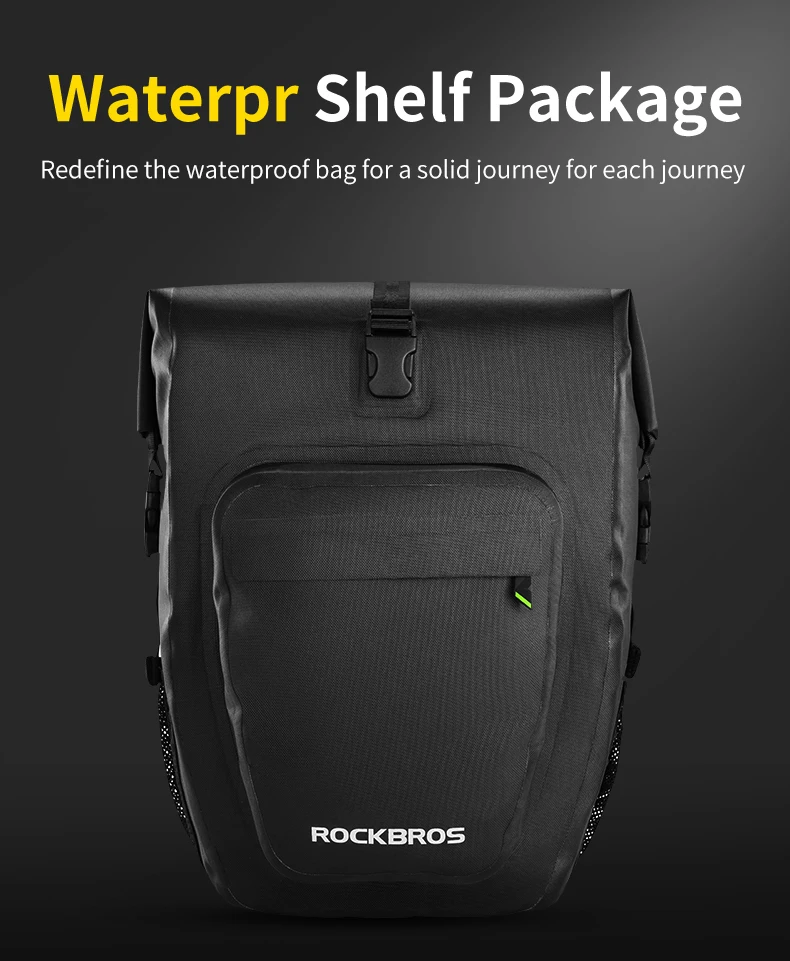 ROCKBROS Waterproof Bike Bag 27L Travel Cycling Bag Basket Bicycle Rear Rack Tail Seat Trunk Bags Pannier MTB Bike Accessories ROCKBROS Waterproof Bike Bag 27L Travel Cycling Bag Basket Bicycle Rear Rack Tail Seat Trunk Bags Pannier MTB Bike Accessories