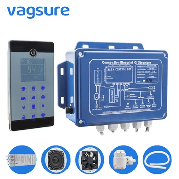 2.8KW AC 220V Bluetooth Connection&MP3 USB Steam Generator with Computer Control Panel Sauna Steam Room Controller Accessories
2.8KW AC 220V Bluetooth Connection&MP3 USB Steam Generator with Computer Control Panel Sauna Steam Room Controller Accessories