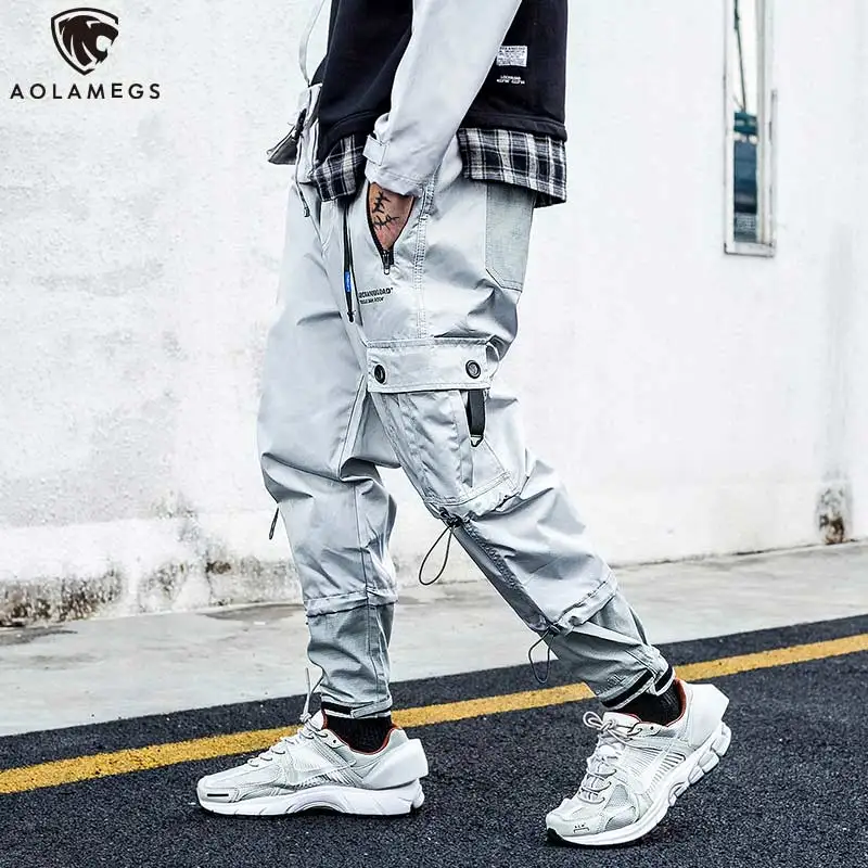 Aolamegs Sweatpants Multi-Pocket Drawstring Pants Men Elastic Waist Solid Color Loose High Street Cargo Style Joggers Streetwear
Aolamegs Sweatpants Multi-Pocket Drawstring Pants Men Elastic Waist Solid Color Loose High Street Cargo Style Joggers Streetwear