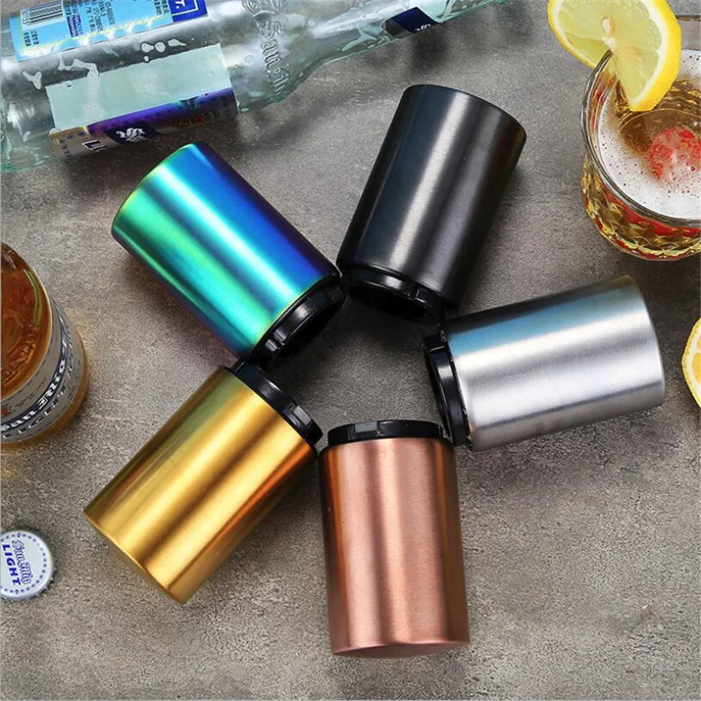 Magnetic Automatic Beer Opener Stainless Steel Bottle Opener Portable Magnet Wine Openers Bar tools
Magnetic Automatic Beer Opener Stainless Steel Bottle Opener Portable Magnet Wine Openers Bar tools