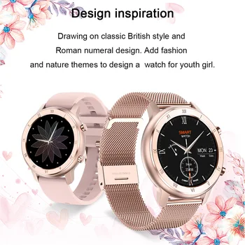 DT89 Smart Watch Pink HD Round Screen ECG Multi Screen Selection IP67 Waterproof Women Predict Menstrual Fashion Women Bracelet
DT89 Smart Watch Pink HD Round Screen ECG Multi Screen Selection IP67 Waterproof Women Predict Menstrual Fashion Women Bracelet