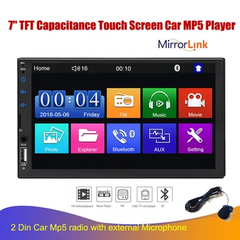 2 Din Capacitance Touch Screen Car MP5 Player with Bluetooth FM Radio for VIP
2 Din Capacitance Touch Screen Car MP5 Player with Bluetooth FM Radio for VIP