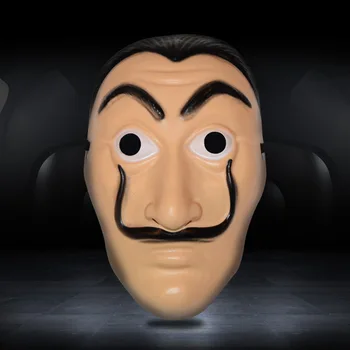 La Casa De Papel Money Heist Cosplay Mask Dali Costumes PVC Masks Halloween Party Dress Up Mask Props
La Casa De Papel Money Heist Cosplay Mask Dali Costumes PVC Masks Halloween Party Dress Up Mask Props