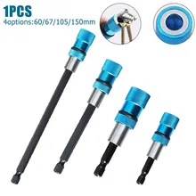 1 Pcs 60-150mm Screwdriver Bit Holder Adjustable Magnetic Ring Extension Rod For 1/4\" Electric Drill Accessories
1 Pcs 60-150mm Screwdriver Bit Holder Adjustable Magnetic Ring Extension Rod For 1/4\" Electric Drill Accessories