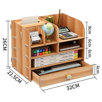 Large Multi-Function DIY Desktop Storage Box Wooden Office Multi-layer File Rack Supplies File Book Organizer Bookshelf
Large Multi-Function DIY Desktop Storage Box Wooden Office Multi-layer File Rack Supplies File Book Organizer Bookshelf