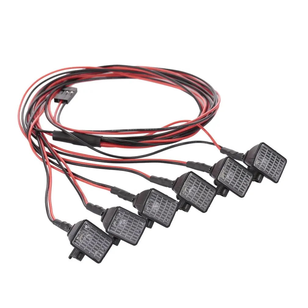 Rc Car Model Universal 6 Led Lamp Square Roof Light Strip Remote Control Model Replaceable Upgrade Accessories
Rc Car Model Universal 6 Led Lamp Square Roof Light Strip Remote Control Model Replaceable Upgrade Accessories