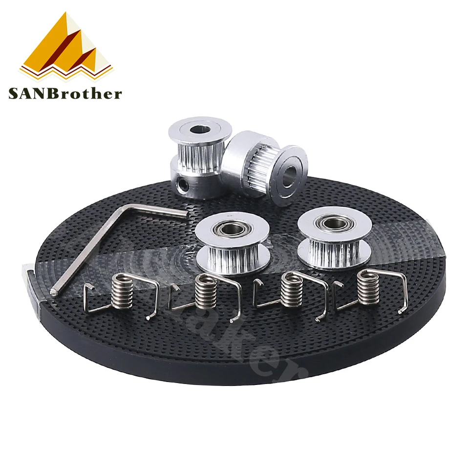 gt2 belt 20 Teeth Pulley GT2-6mm open timing belt width 6mm GT2 belt for 3D printer wholesale PU Steel Core Belt
gt2 belt 20 Teeth Pulley GT2-6mm open timing belt width 6mm GT2 belt for 3D printer wholesale PU Steel Core Belt