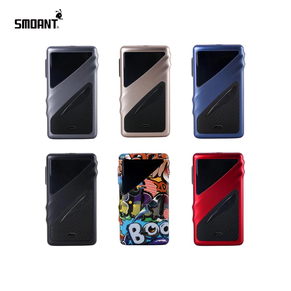 Original Smoant Taggerz 200w box Mod Electronic Cigarette fit Dual 18650 battery Vaporizer OLED Screen mech mod for atomizer
Original Smoant Taggerz 200w box Mod Electronic Cigarette fit Dual 18650 battery Vaporizer OLED Screen mech mod for atomizer