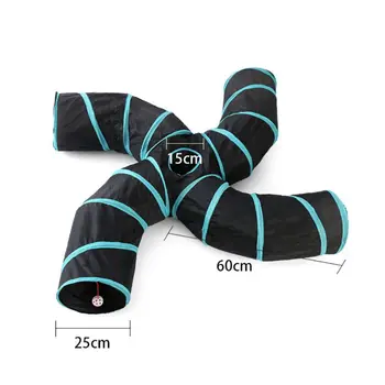 Cats Dogs Pet Toys Tunnel S-Type Four-Channel Cat Tent Large Indoor Outdoor Play Toy
Cats Dogs Pet Toys Tunnel S-Type Four-Channel Cat Tent Large Indoor Outdoor Play Toy