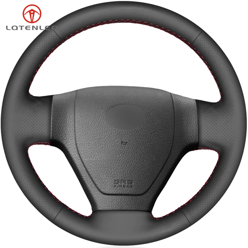 LQTENLEO Black Artificial Leather Steering Wheel Cover For Hyundai Getz (Facelift) 2005-2011 Accent 2006-2011 Kia Rio Rio5 2006
LQTENLEO Black Artificial Leather Steering Wheel Cover For Hyundai Getz (Facelift) 2005-2011 Accent 2006-2011 Kia Rio Rio5 2006