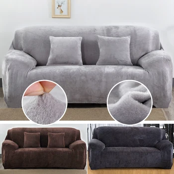 Solid Color Plush Thicken Elastic Sofa Cover Universal Sectional Slipcover 1/2/3 seater Stretch Couch Cover for Living Room
Solid Color Plush Thicken Elastic Sofa Cover Universal Sectional Slipcover 1/2/3 seater Stretch Couch Cover for Living Room