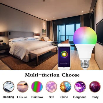 eWeLink WiFi Smart Bulb 100-245V 806LM E27/E26 RGB+CCT Smart Light Bulb Voice Control Work With Alexa Google Home
eWeLink WiFi Smart Bulb 100-245V 806LM E27/E26 RGB+CCT Smart Light Bulb Voice Control Work With Alexa Google Home