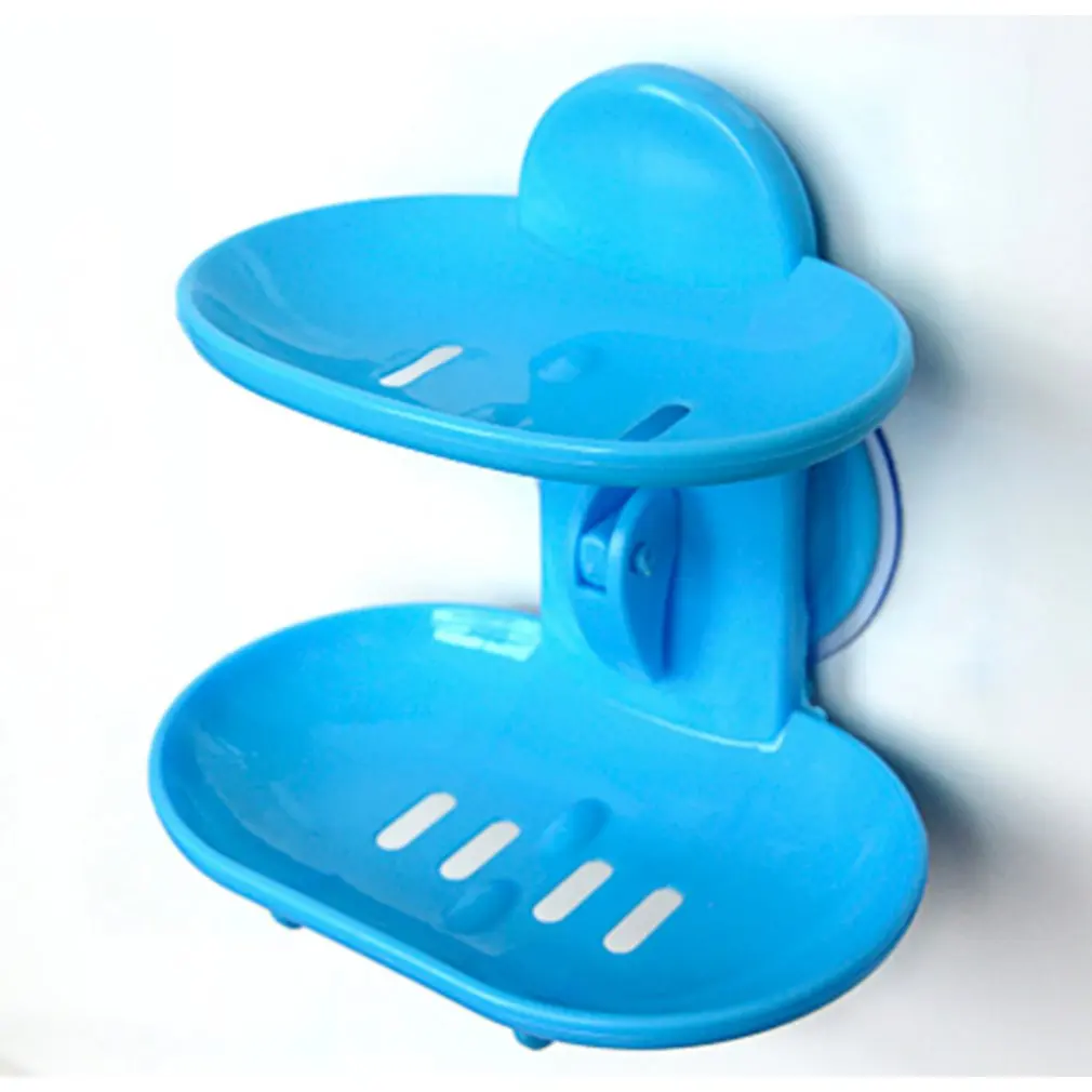 Fashionable Double Layers Home Bathroom Soap Dishes Holder Rack Strong Suction Cup Type Soap Basket Tray Organizer
Fashionable Double Layers Home Bathroom Soap Dishes Holder Rack Strong Suction Cup Type Soap Basket Tray Organizer