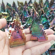 1PC Natural Irregular Shape Bismuth Ore Cluster Rough Pyramid Mineral Specimen Healing Crystals Gift Ornaments Aquarium Home
1PC Natural Irregular Shape Bismuth Ore Cluster Rough Pyramid Mineral Specimen Healing Crystals Gift Ornaments Aquarium Home