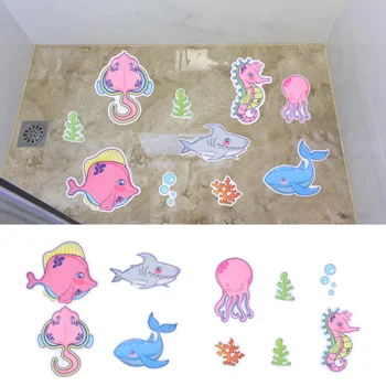 10pcs Colorful Marine Fish Anti-Slip Self-adhesive Sticker Creative Decals for Bathroom Bath Tub Shower Surfaces
10pcs Colorful Marine Fish Anti-Slip Self-adhesive Sticker Creative Decals for Bathroom Bath Tub Shower Surfaces