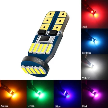 20pcs T10 LED W5W 194 BA9S T4W Canbus Car Clearance Light Auto Reading Lights Bulb Car Interior Lamp 4014 15SMD DC12V
20pcs T10 LED W5W 194 BA9S T4W Canbus Car Clearance Light Auto Reading Lights Bulb Car Interior Lamp 4014 15SMD DC12V
