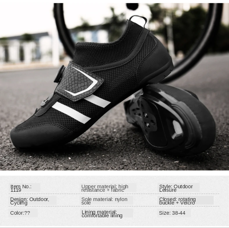 Men Leather Hook Loop Mtb Cycling Shoes Mountain Bike Sapatilha Ciclismo Carretera Zapatillas Hombre Road Spd Shoes Color Change